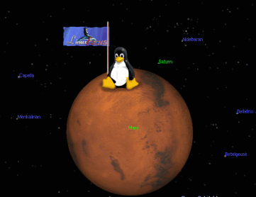 [tux on mars]