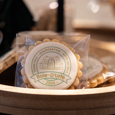 official Town Hall inauguration cookie