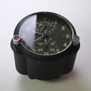 A4C-1 (AChS-1, АЧС-1) fighter jet cockpit clock, side view